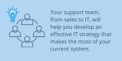 will help you develop an effective IT strategy that makes the most of your current system