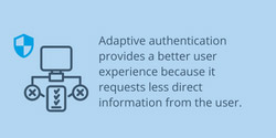 Adaptive authentication provides a better user experience