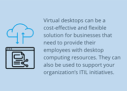 Virtual desktops can be a cost-effective and flexible solution