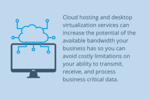 Cloud hosting and desktop virtualization services